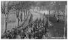 Irish Troops Marching Past Curragh Camp HQ on the Green Road