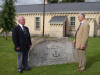 Davie Scott & Reggie Darling unveiling a monument to the founders on the A.S.M. (Joe Connolly)