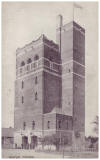 The Watetower with Union Jack Flying